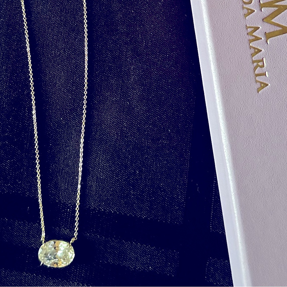 Melinda Maria Hello Gorgeous Necklace Gold worn once